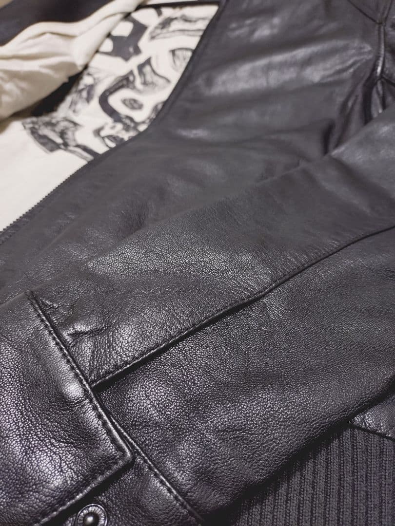 最終値下げDENHAM GOAT LEATHER パイロットジャケット