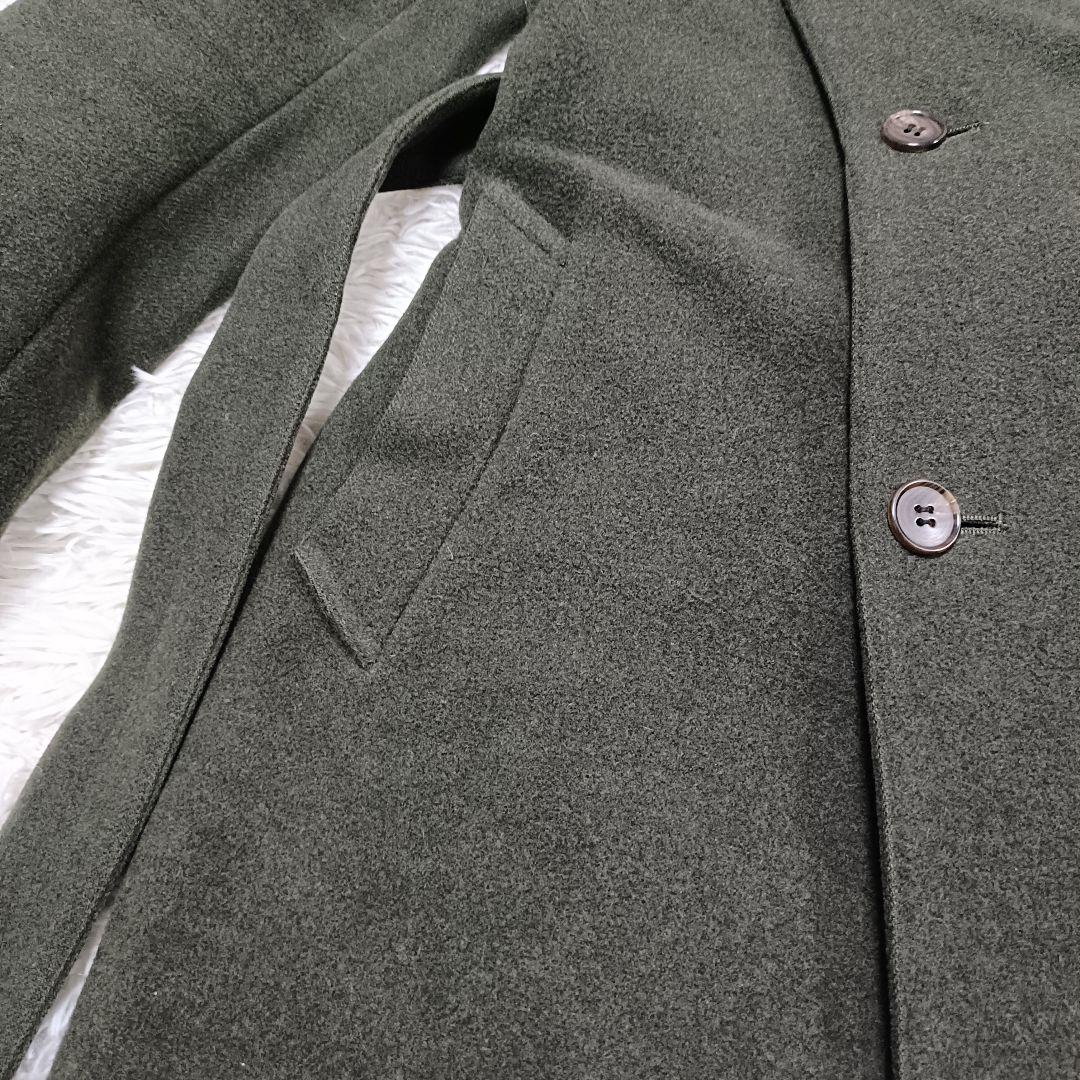 merph メルフ　ウール　チェスターコート　カーキ　サイズⅡ　メンズ