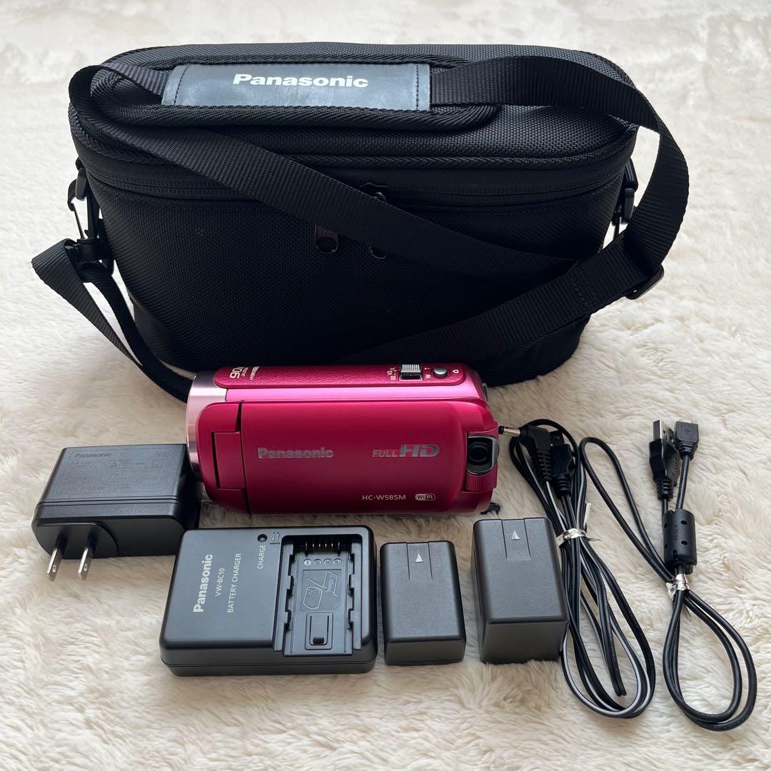 Panasonic HC-W585M ビデオカメラ 64GB内蔵 ピンク