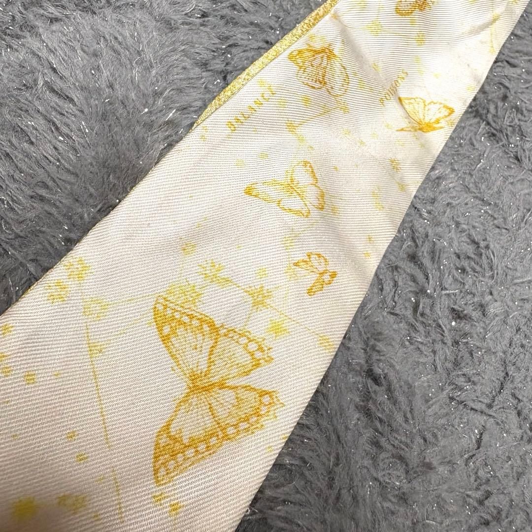 正規品　Christian Dior ディオール　ミッツァ　バタフライ柄スカーフ