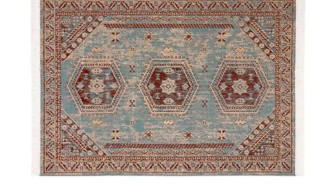 ウニコ　ESEN(エセン) ラグ ブルー