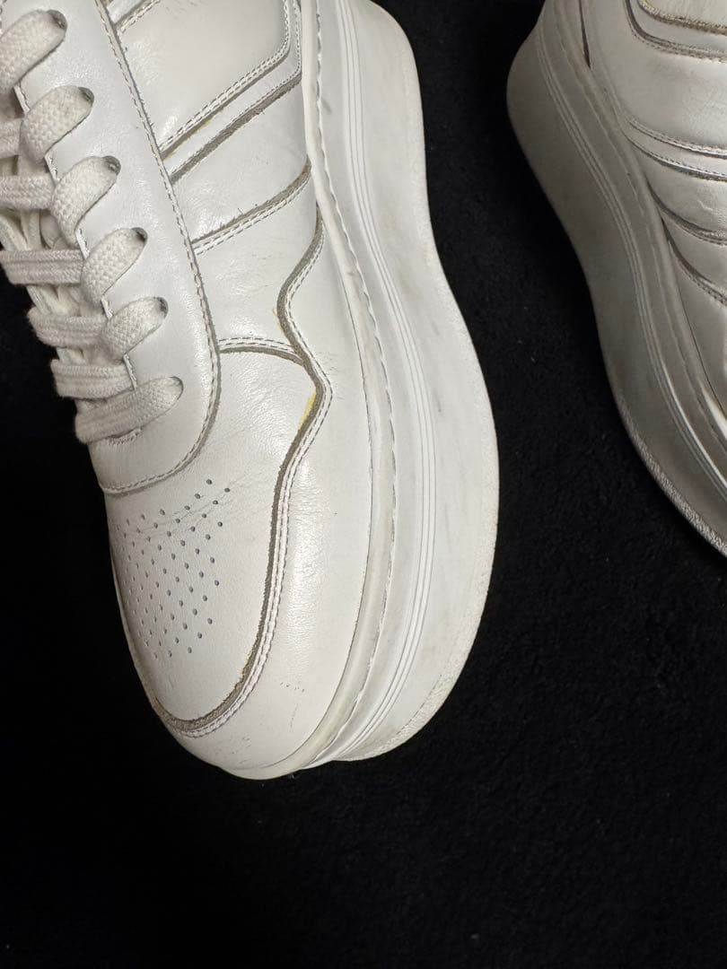 CELINE ホワイト プラットフォームスニーカー　24cm ★限定セール