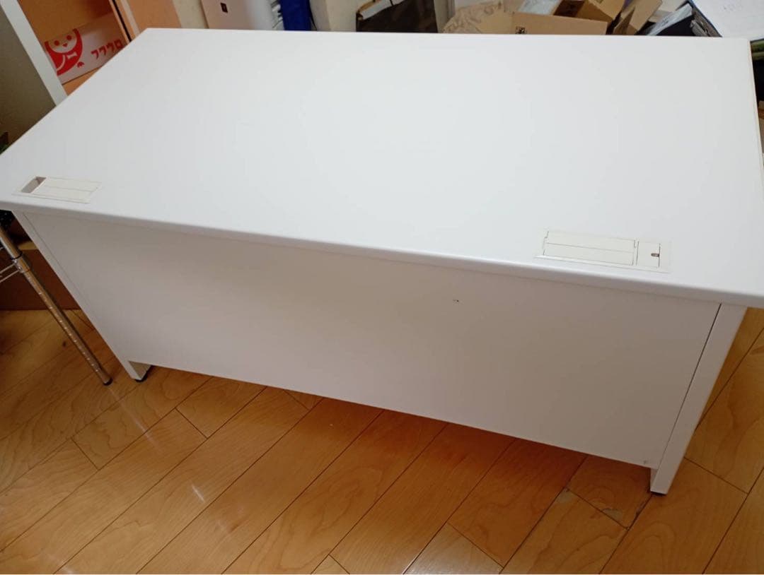 TOYOSTEEL シンプルデスク ホワイト