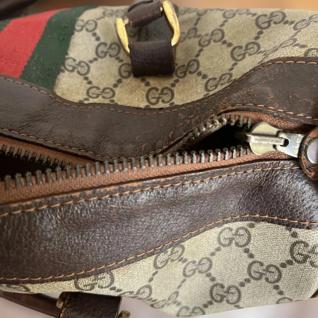 Gucci GGキャンバス ボストンバッグ