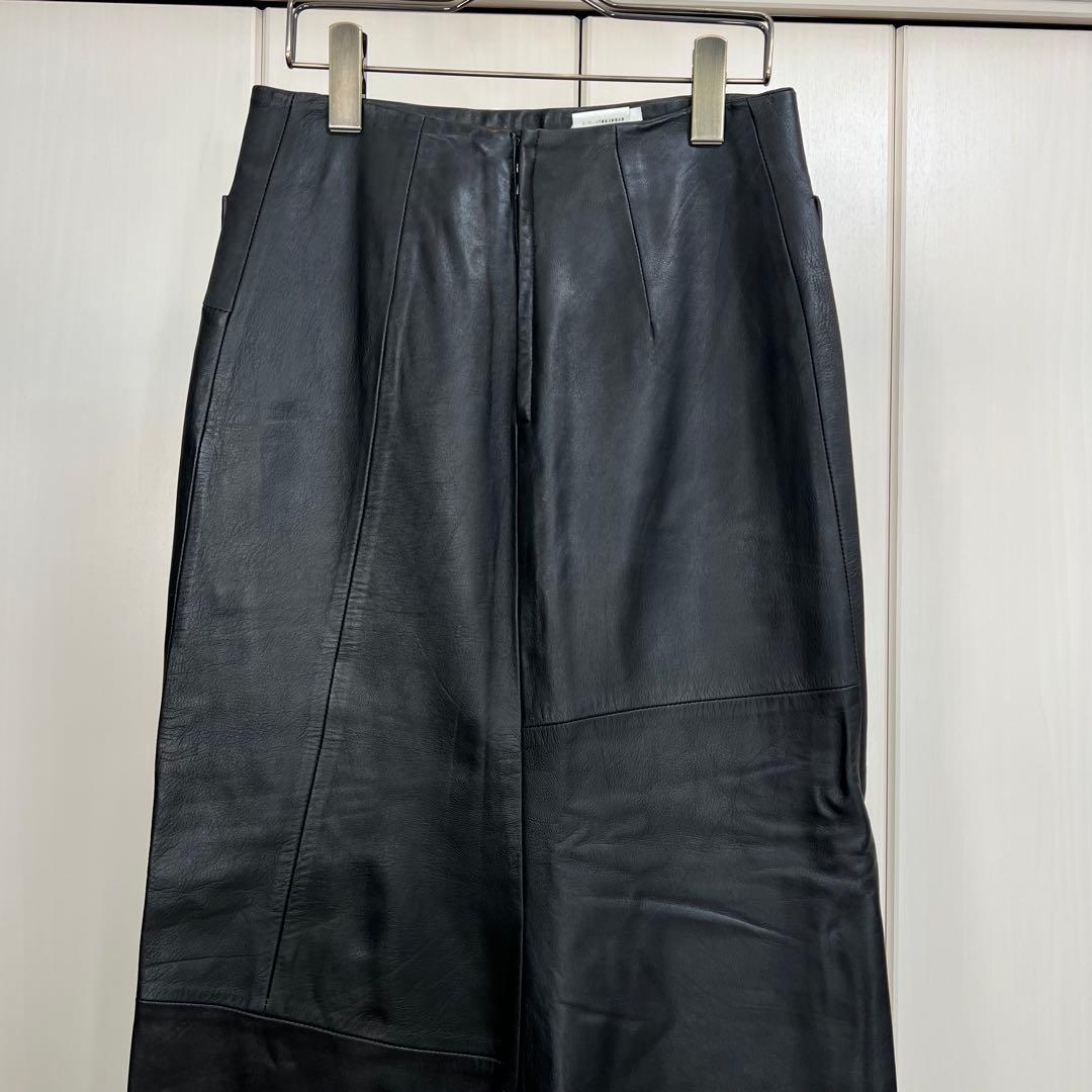 JUNYA WATANABE 00AW 再構築 シープレザー ロングスカート