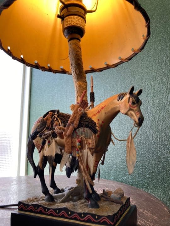 ポニー 馬 フロアスタンド 卓上スタンド インテリア アンティーク テーブル