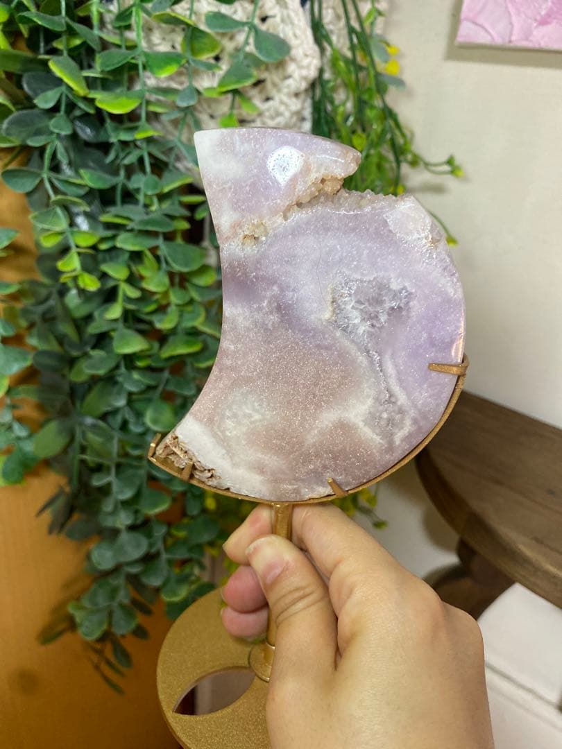 ピンクアメジスト　ピンアメ　高品質　可愛い　ハイグレード　スタンド付き