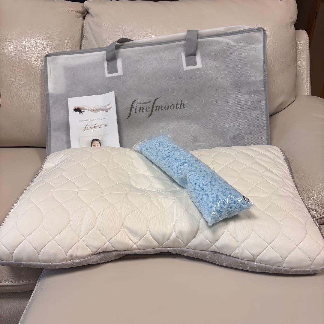 fine smooth ファインスムーズ　西川　枕 高さ、固さふつう