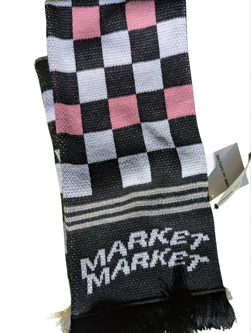 ブラックアンドピンクマーケット 新品 ギャルソン マフラー タグ付き 正規品