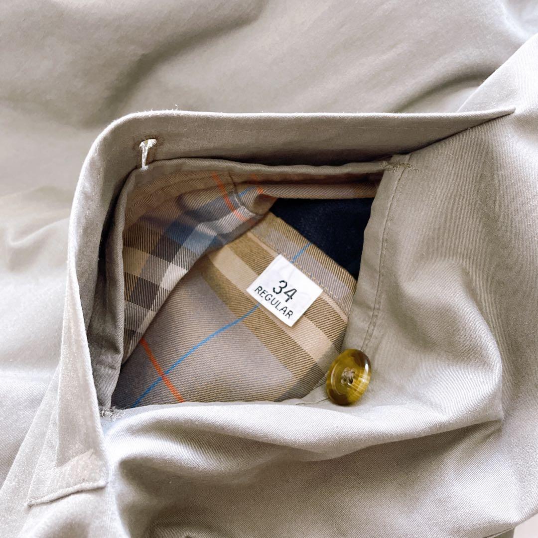 【希少】 Burberry トレンチコート 一枚袖 フルセット カーキ 34
