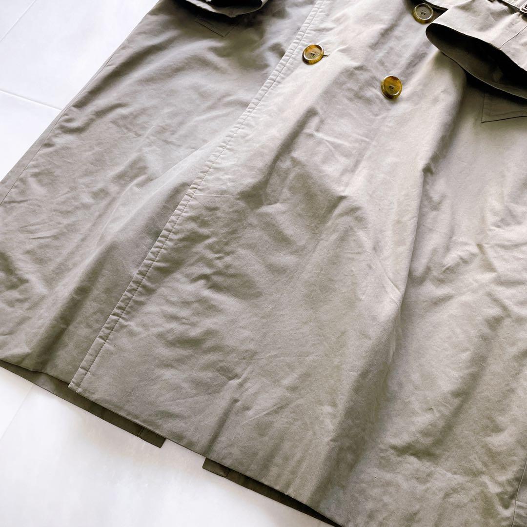 【希少】 Burberry トレンチコート 一枚袖 フルセット カーキ 34