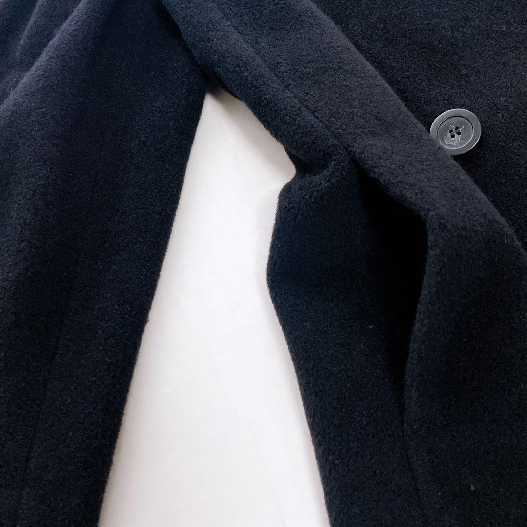 美品✨マックスマーラ 白タグ ダブルブレスト チェスターコート カシミヤ混 38