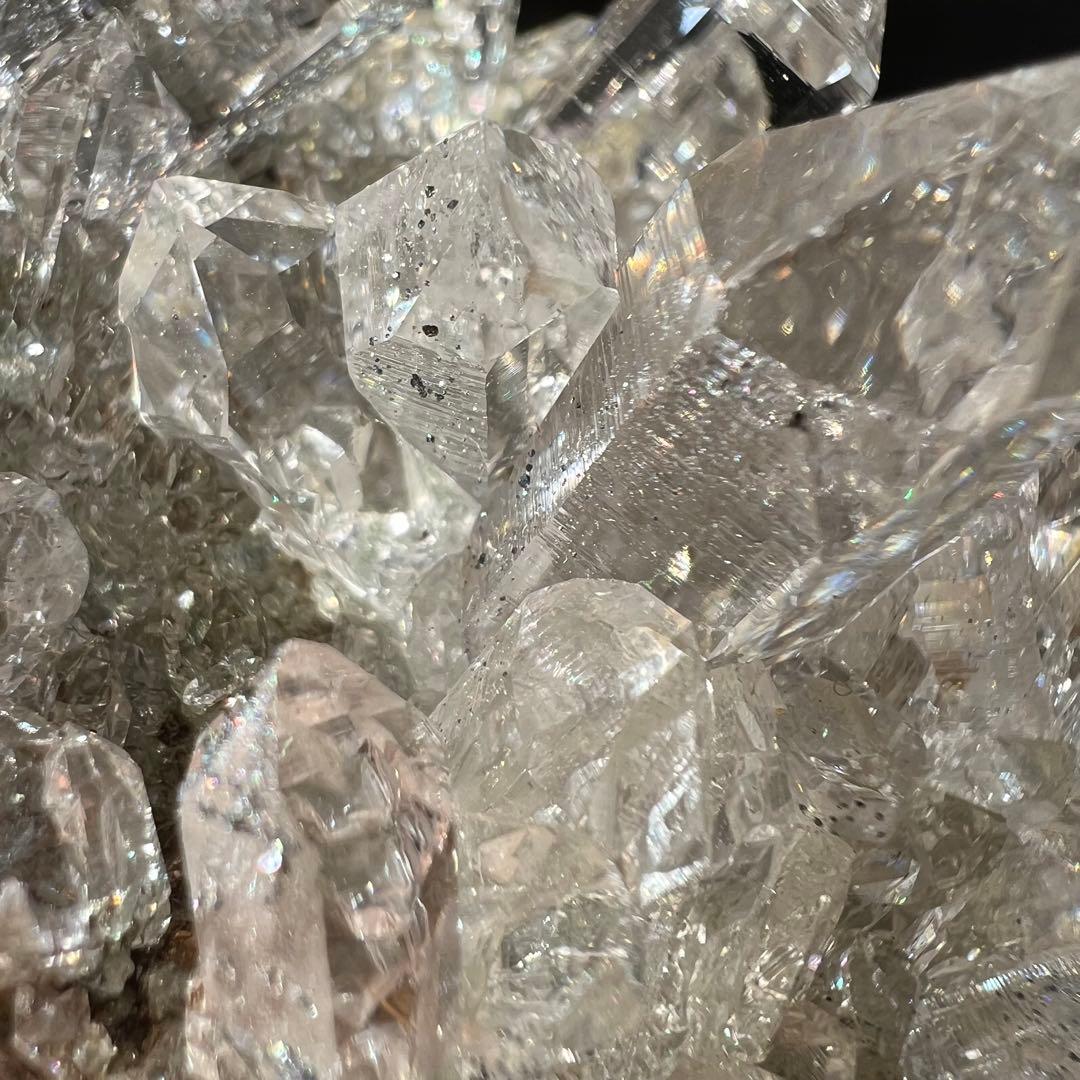 ヒマラヤ　マニハール産　ルチル＆アテナース入り水晶　クローライト　ルチルクォーツ