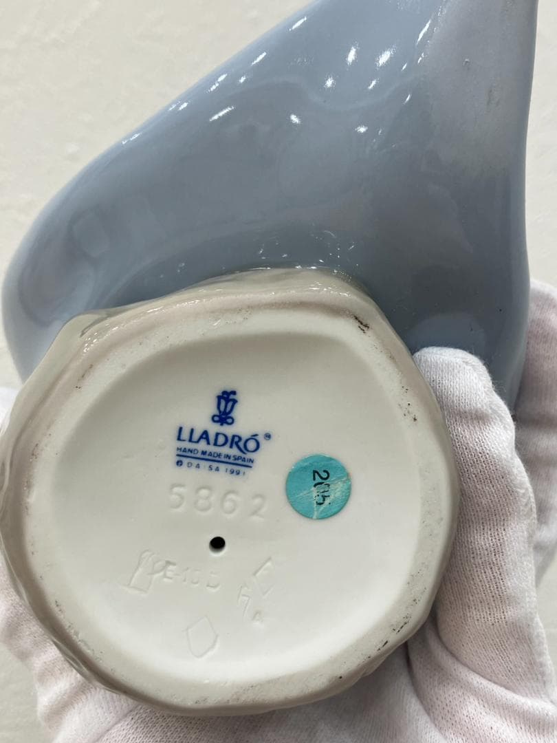 【美品】リヤドロ　花の香りにつつまれて　置物 人形