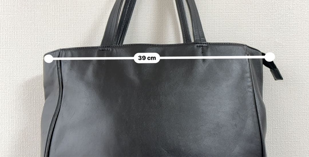 UNITED ARROWS レザートートバッグ ブラック