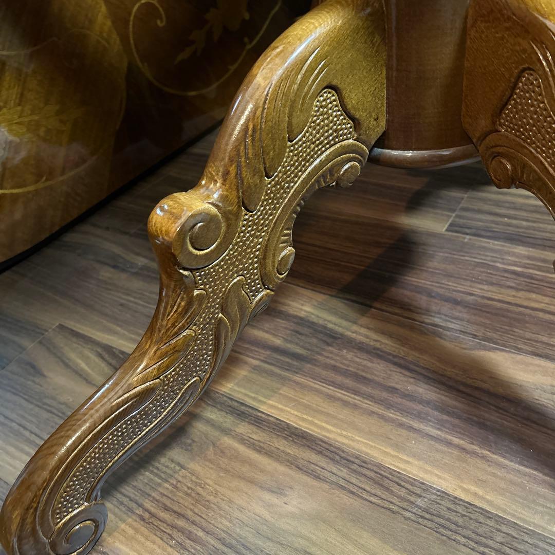 ②イタリア製象嵌テーブル足のみ①とセット