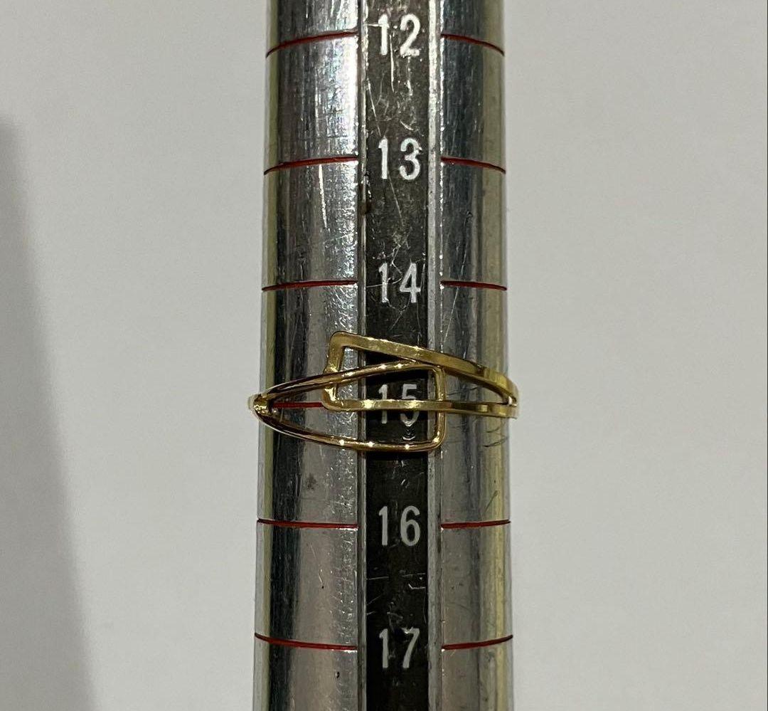 k18　リング　　15号