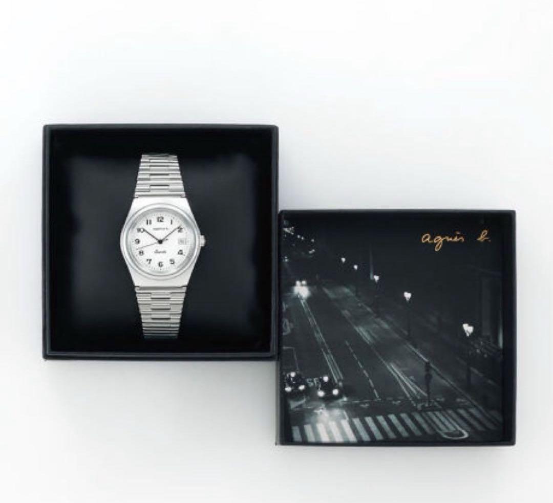 agnes b. アニエスベー シネマデザイン 復刻限定モデル ホワイト シルバ