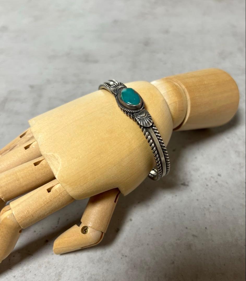 インディアンジュエリー Vivian Barbone ターコイズ バングル