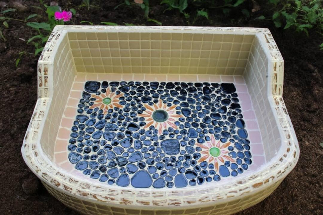 手造り流し台　シンク　花火