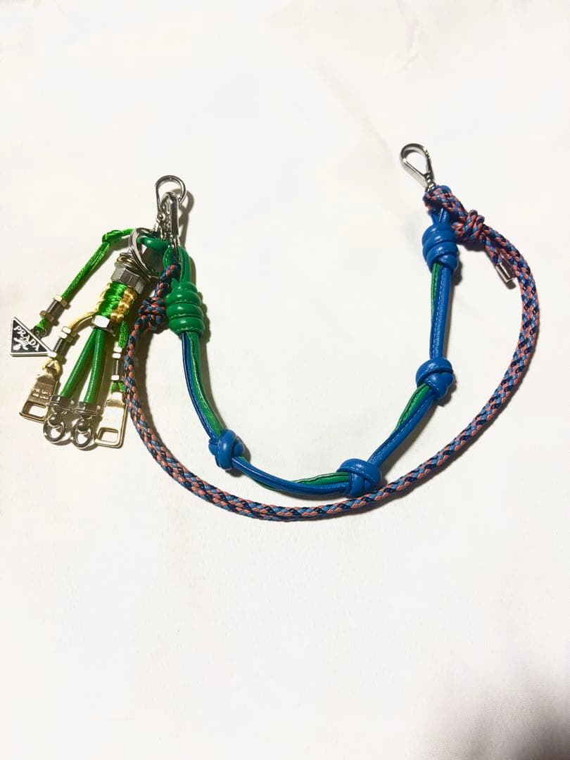 PRADA プラダ バッグチャーム ミントメア
