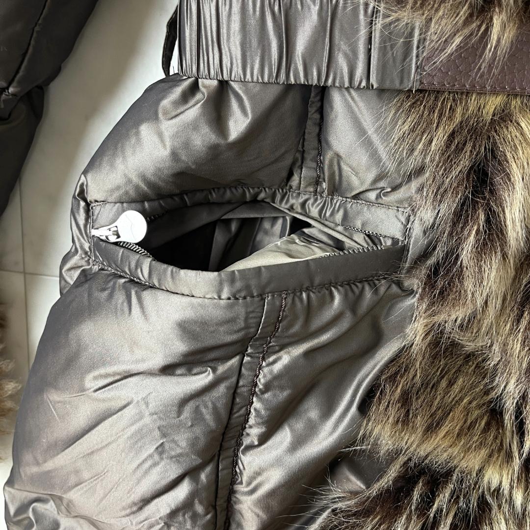 デュアルビュー L ヴィオランティ ムートン グースダウン ダウンコート 伊製