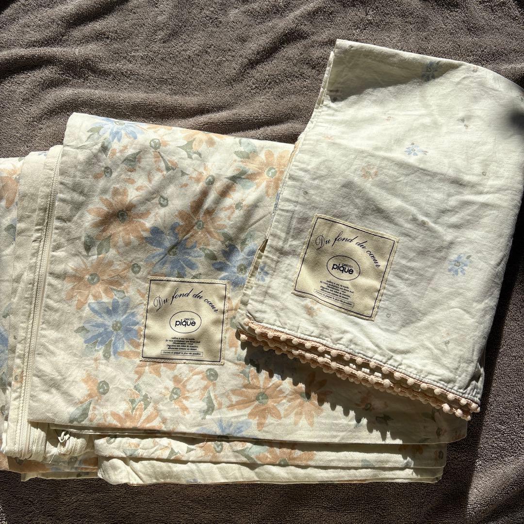 【gelato pique】布団カバー　枕カバーセット