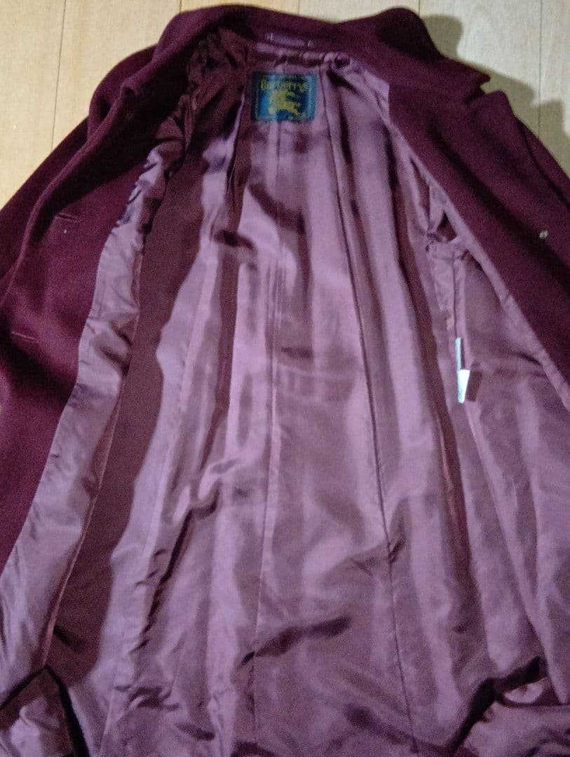 【特価中】【金タグ】未着用Burberry'sアンゴラ100%コート9AR