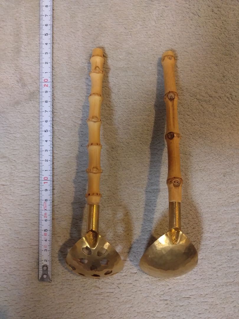 有次 27㎝ 真鍮うどん鍋 チリレンゲ2個付き