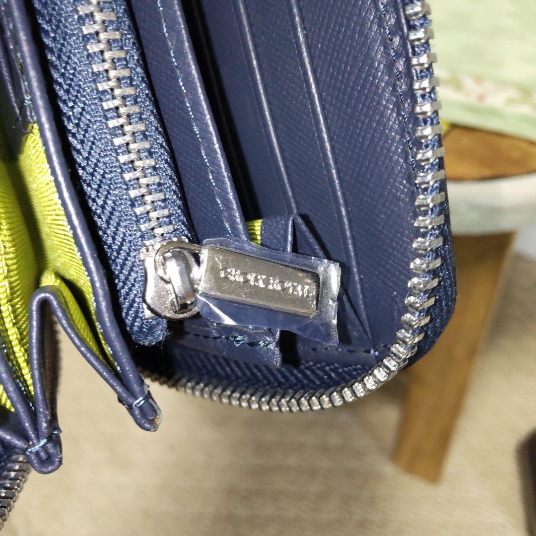 新品・CROIX 　クロワ・ロワイヤル　ネイビー　本ワニ皮・長財布