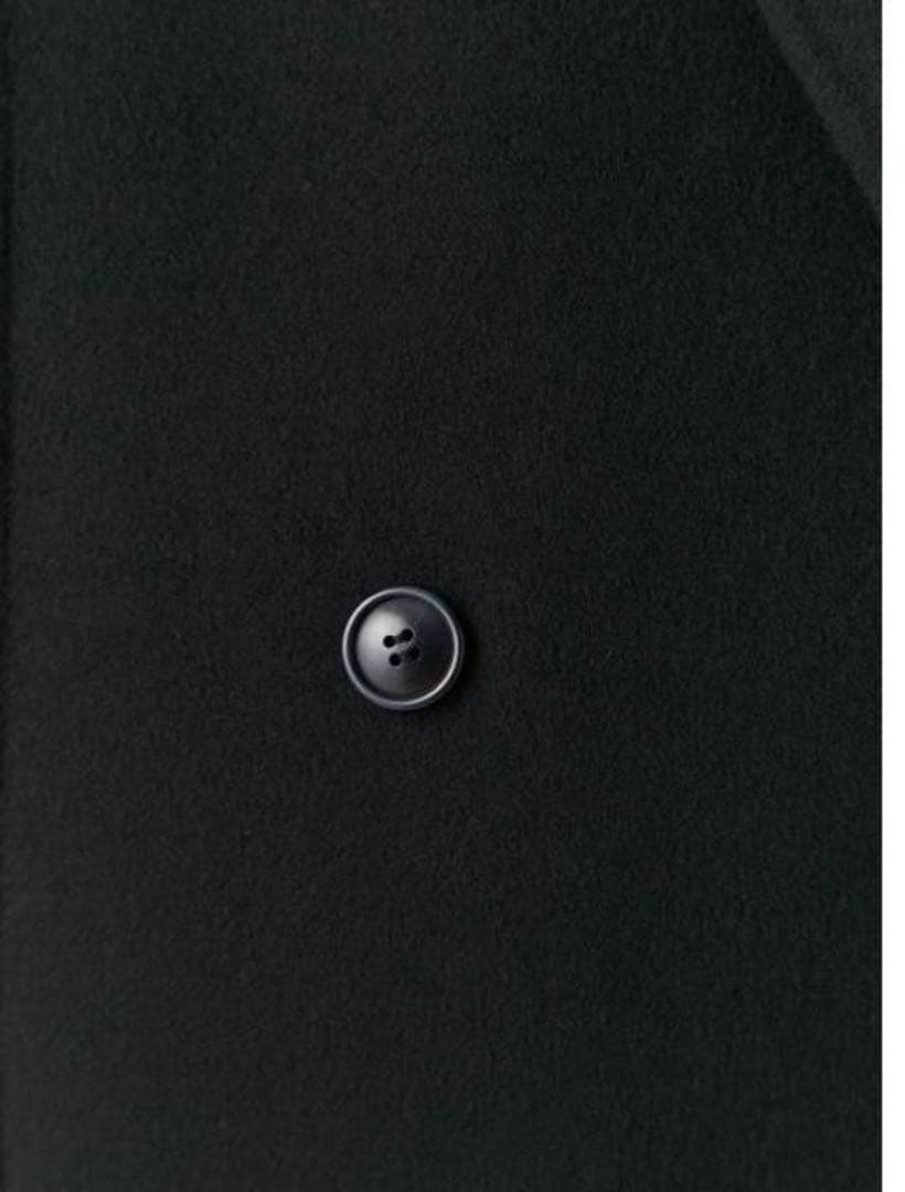 FRAY I.D ウールリバーダブルチェスターロングコート　ブラック