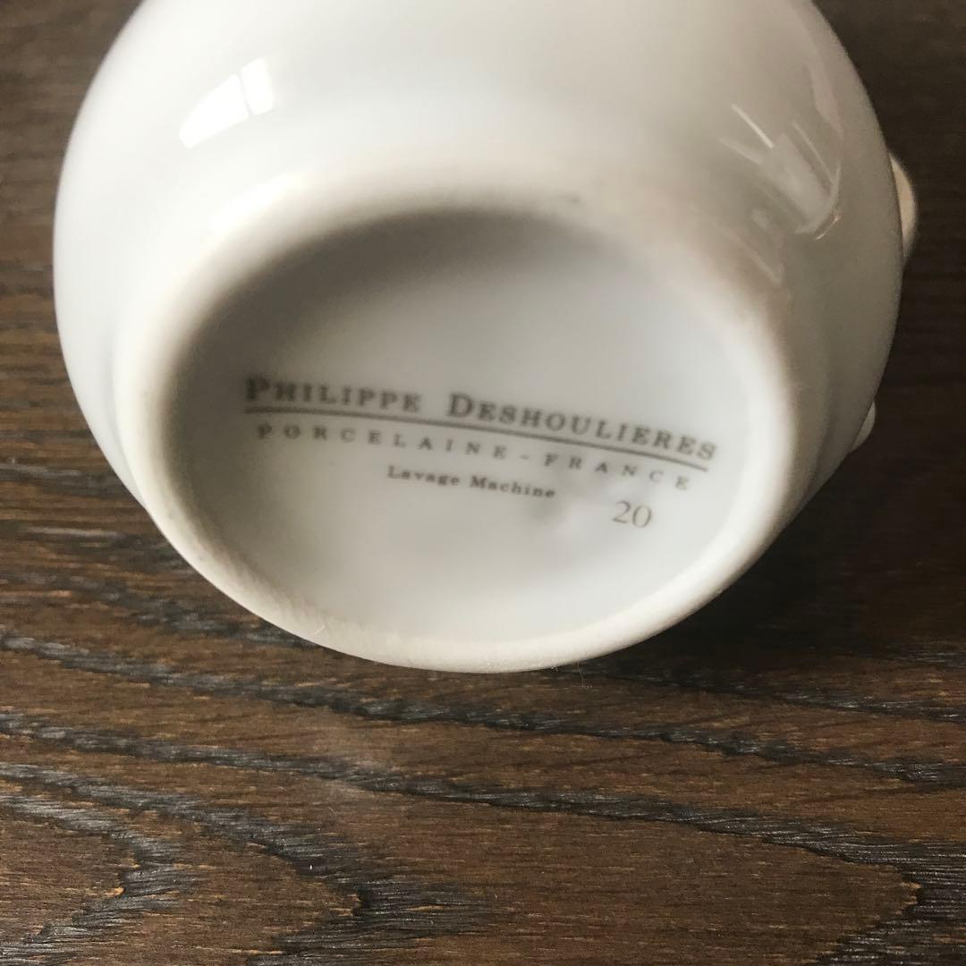 【未使用】リモージュ フィリップ デズリエ　大皿プレート マグカップ　6点セット