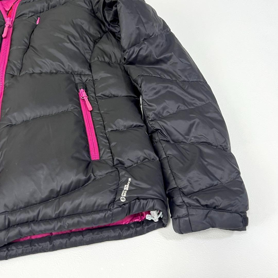 マムート アトラスフーデッドダウン ジャケット アウトドア ブラック ピンク M