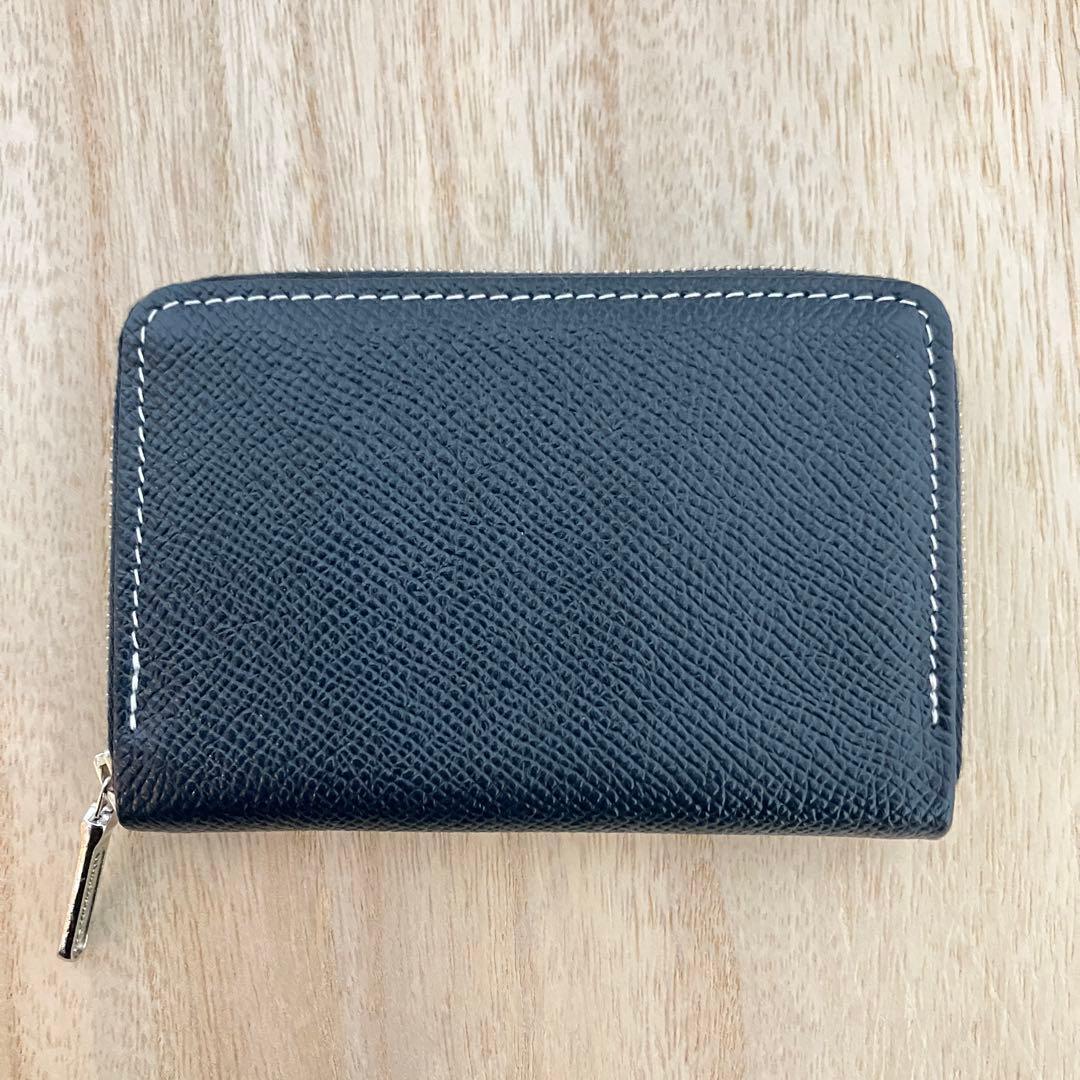 訳あり✨未使用✨ホワイトハウスコックス✨ミニ財布✨ブライドルレザー✨ネイビー