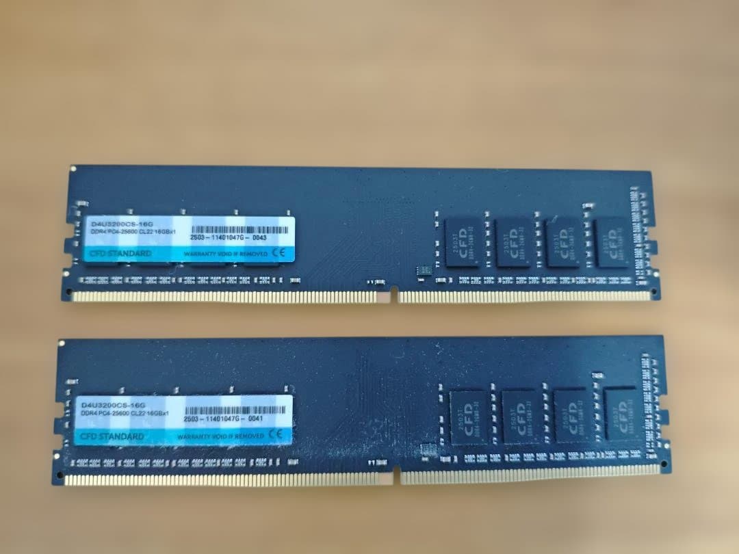 2枚組=32GB CFD Standard メモリ 16GB D4U3200CS