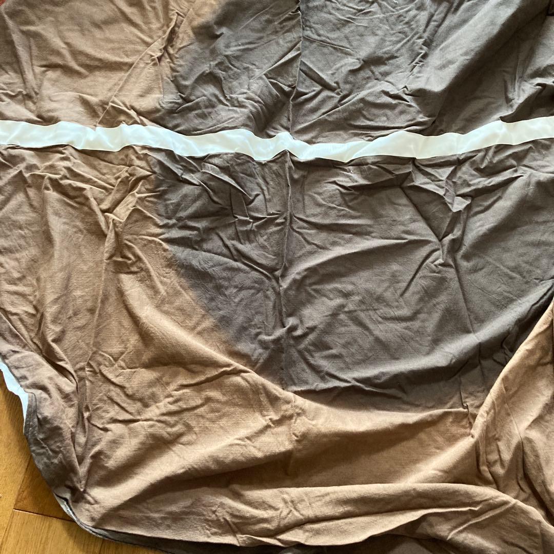 アクタス 円形こたつカバー ブラウン　ACTUS 色褪せ　中古品