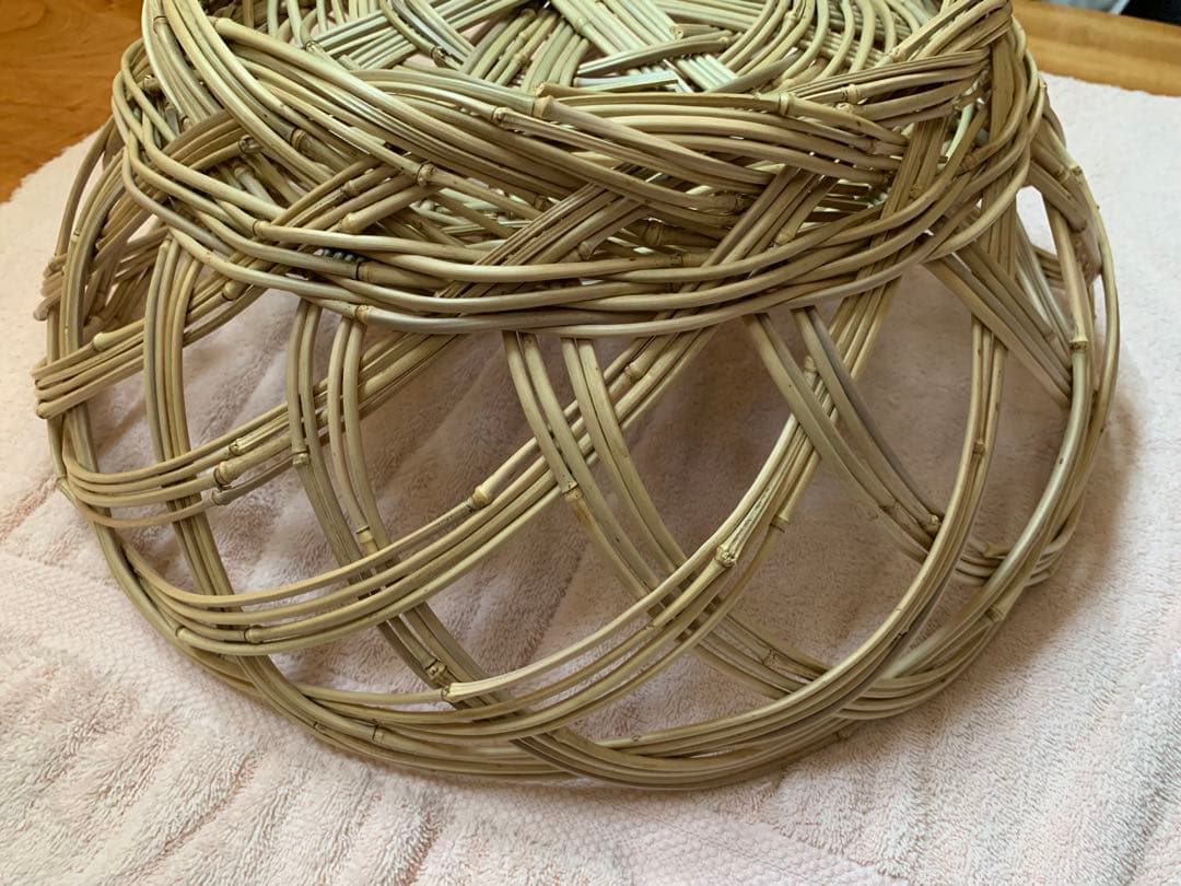 竹かご　虎竹　洗濯籠　特大