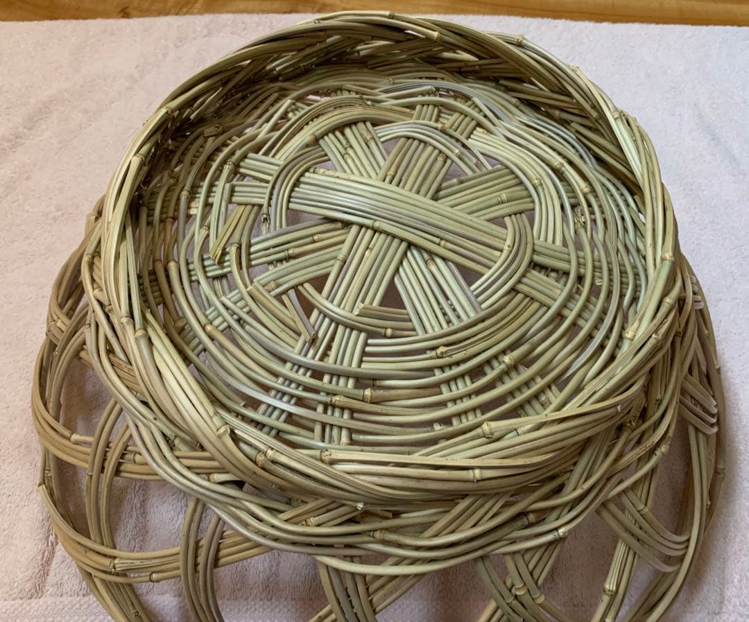 竹かご　虎竹　洗濯籠　特大