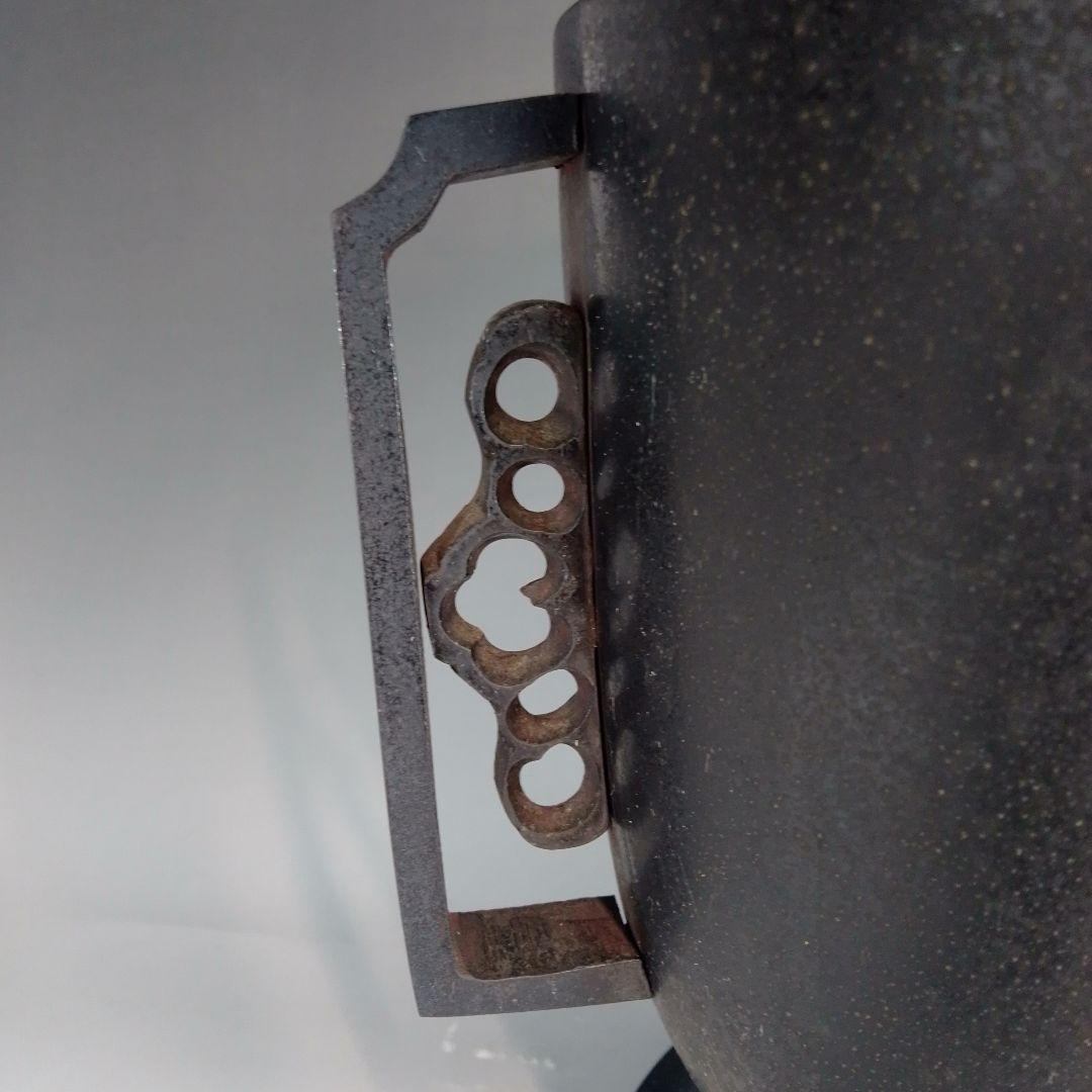 池坊　薄端　花器　唐銅　生け花　箱無し