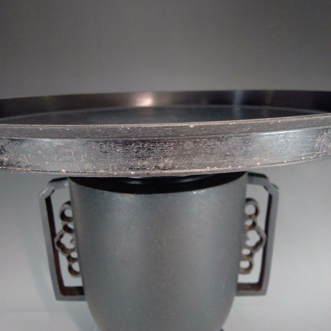 池坊　薄端　花器　唐銅　生け花　箱無し