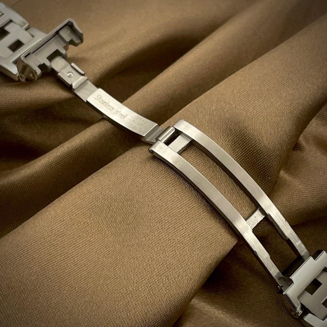 T136 エルメス クリッパー CL4.210 白文字盤 クォーツ