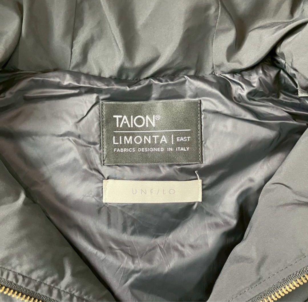TAION UNFILOコラボ　ダウンベスト　キンティング　ダウンコート　フード