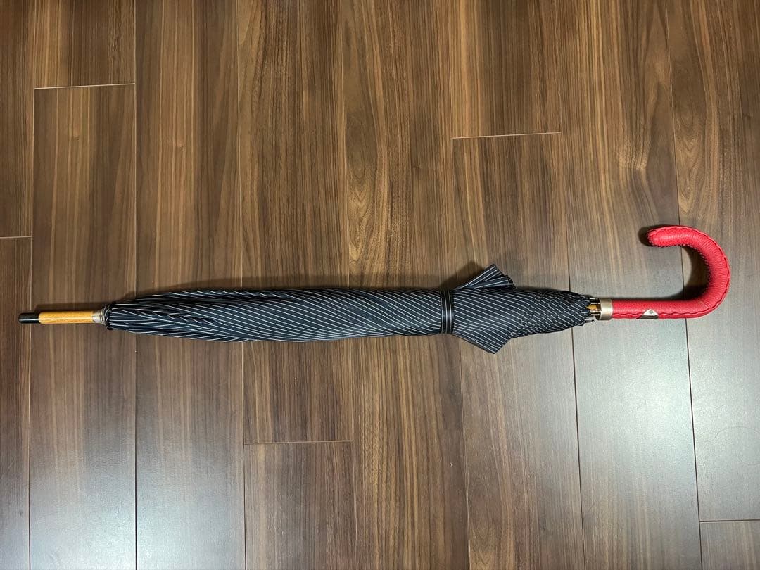 マリアフランチェスコ　長傘　手元レッド