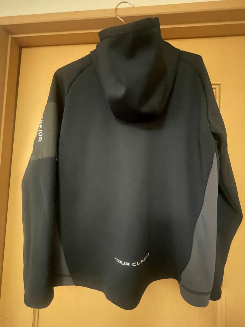 ラフログ　RUFFROG ブラック フルジップ パーカー レディース　S