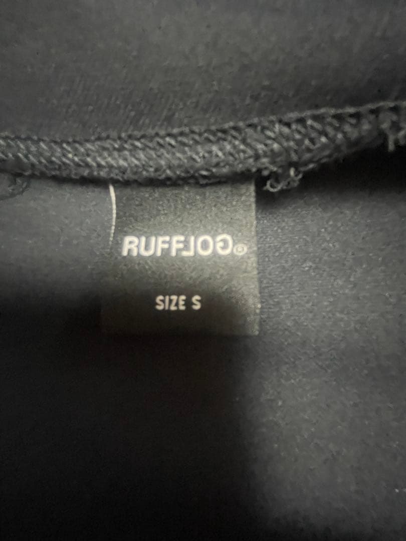 ラフログ　RUFFROG ブラック フルジップ パーカー レディース　S