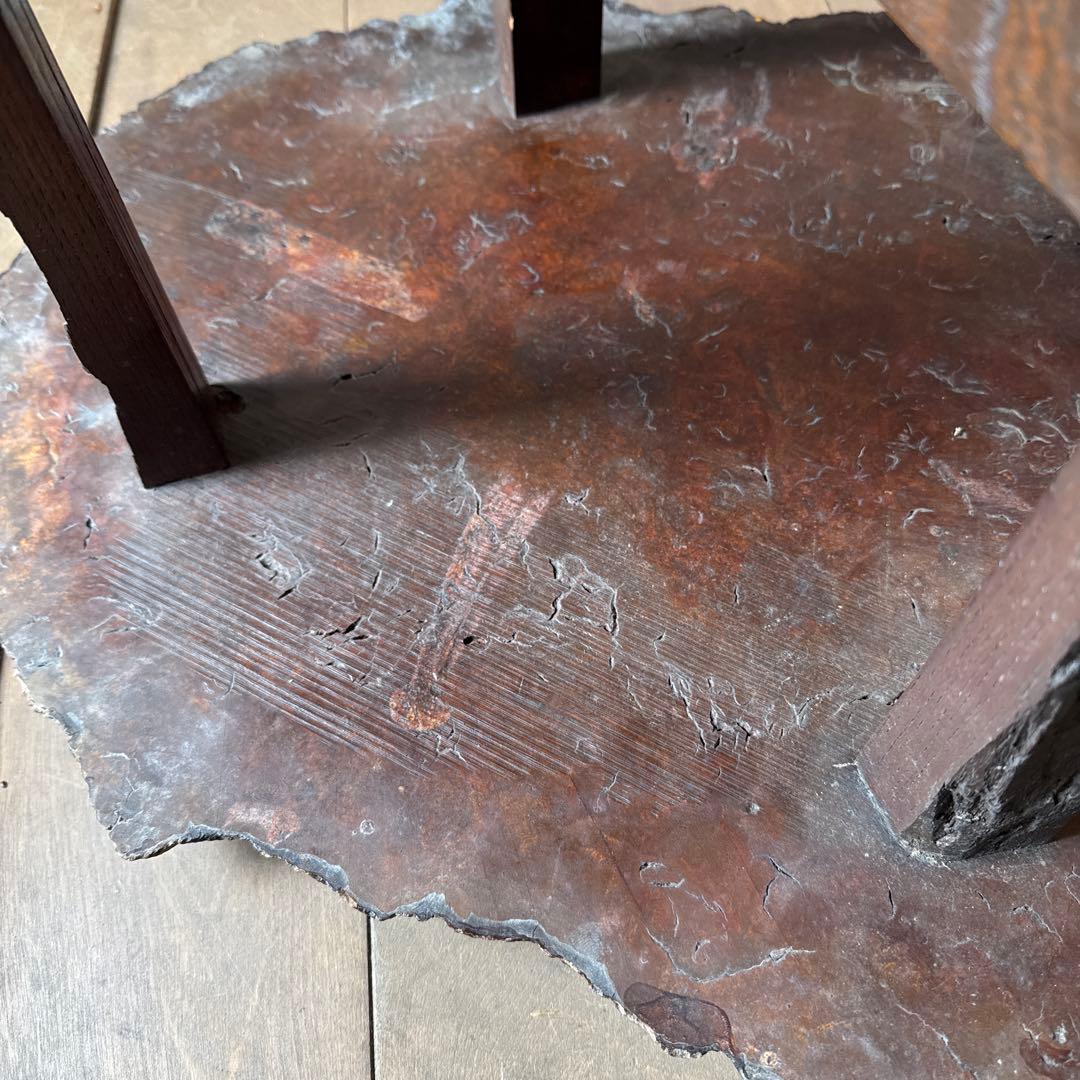 瘤木 一枚板 ローテーブル アンティーク