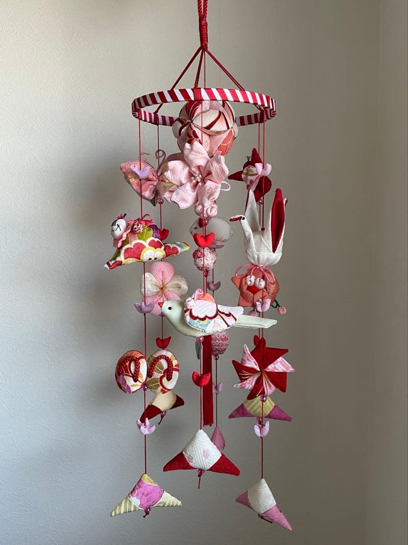 可愛いつるし雛　No.161 ・ひな祭り・桃の節句・正絹つるし飾り・おひなさま