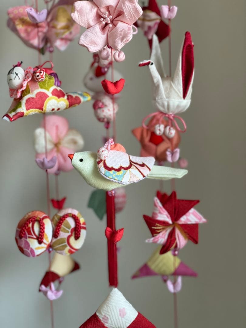 可愛いつるし雛　No.161 ・ひな祭り・桃の節句・正絹つるし飾り・おひなさま