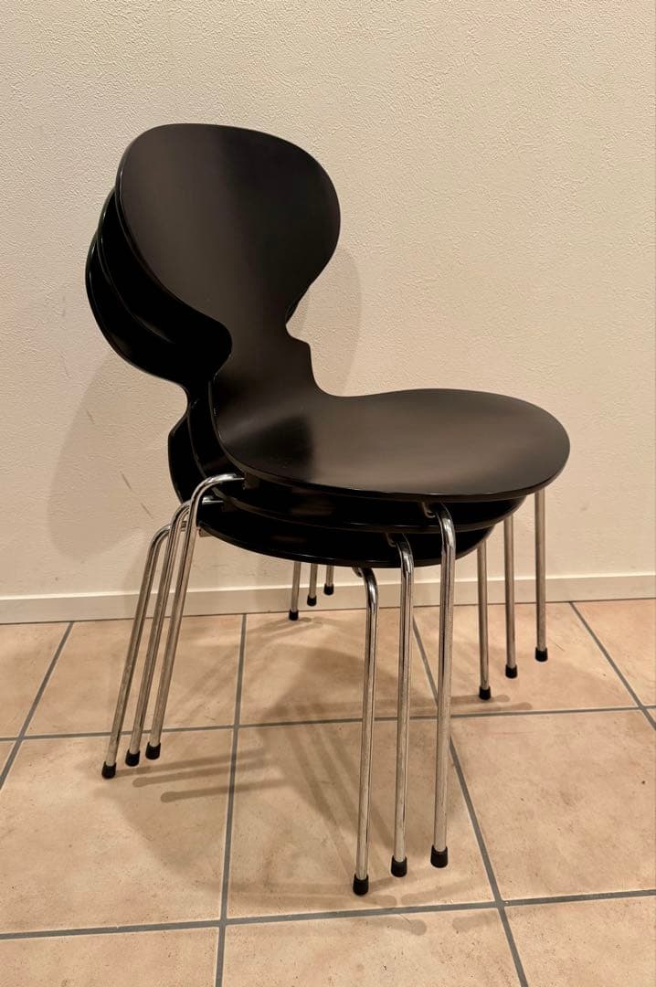 m*7様 【正規品】フリッツハンセン アントチェア ブラック 4本脚（1/3)