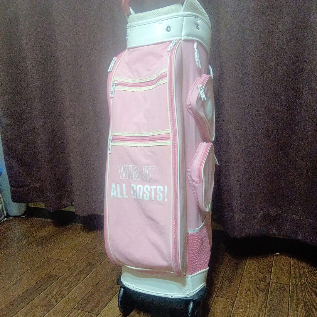 ❤WAAC❤ワック キャディーバック ホイール付き ピンク